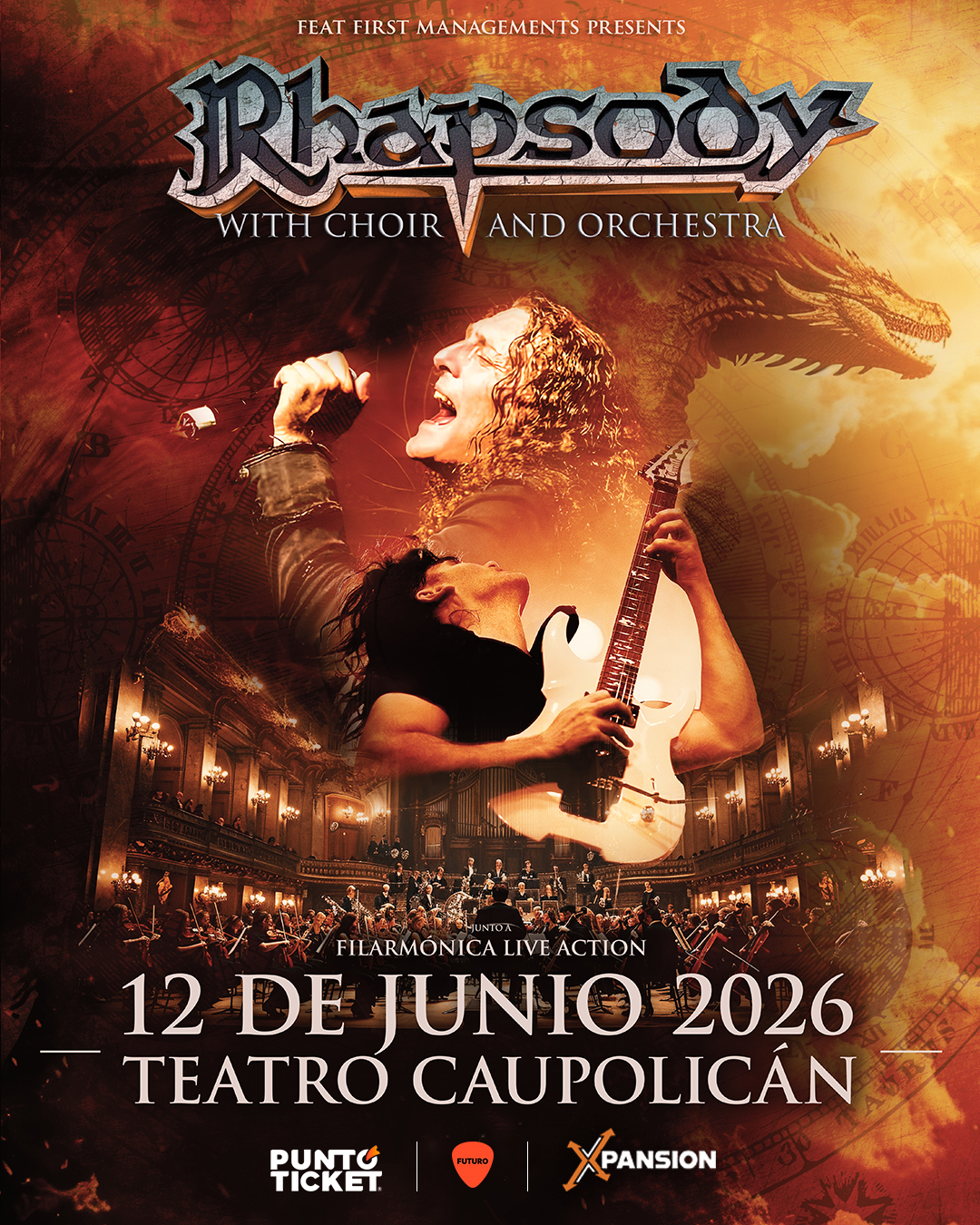 Rhapsody regresa a Chile para un exclusivo show con orquesta